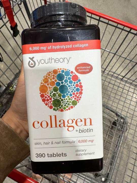 YOUTHEORY COLLAGEN PLUS BIOTIN, 390 Tablets Lazada PH