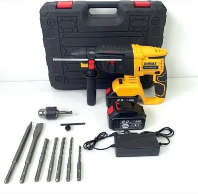 [[ส่งฟรี ไม่ต้องใส่โค้ด]] สว่านโรตารี่ไร้สาย Dewalt 399V. แบตเตอรี่ 5.0 Ah 2 ก้อน แท่นชาร์ต 1 อัน|