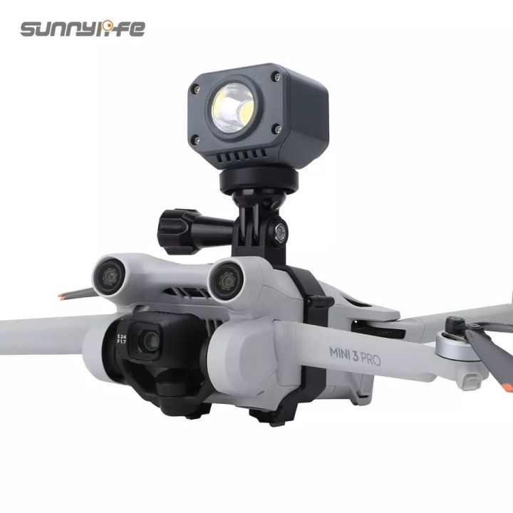 sunnylife-drone-light-bracket-sports-camera-holder-accessories-for-mini-3-pro-for-action-3-2-gopro-11-10-9-8-7-camera