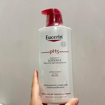 Eucerin pH5 Lotion F 400ml ยูเซอริน พีเอช 5 โลชั่น เอฟ โลชั่นบำรุงผิวเข้มข้น 400มล. สำหรับผิวแห้งมาก/ผู้อยู่ที่อากาศเย็น