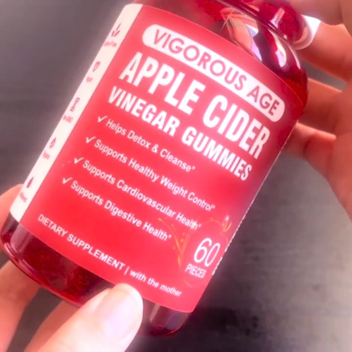 Vigorous Age Apple Cider Vinegar Gummies Weight Loss Collagen Gummies Vitamin C Gummies For