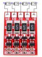 บอร์ดบาลาน ลิเธียมฟอสเฟต Balanee Board 4s 3.2v12v58ma