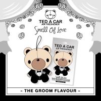 แผ่นน้ำหอมปรับอากาศ TED A CAR กลิ่น Groom เจ้าบ่าว(กาแฟคาราเมล)