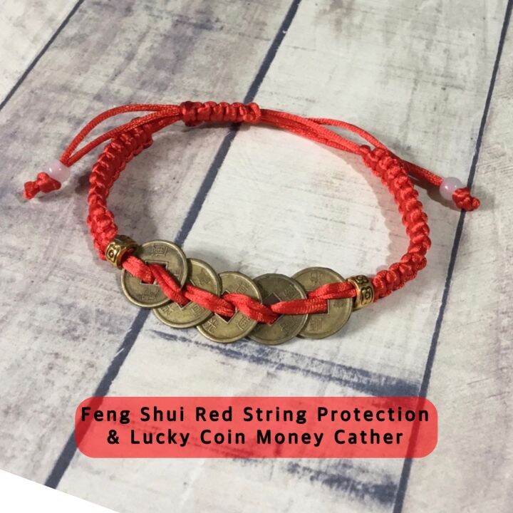 Targa Tai Sui 2018 In Legno Per Feng Shui – Placchetta Protettiva Con Amuleto E Bracciale Rosso, 12.5x12.5 Cm, Anno Cane/Drago/Pecora/Bue