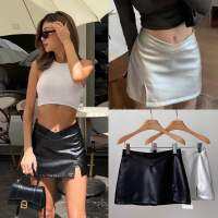 V leather skirt?(S,M : 420฿ฟรีส่ง) มาเพิ่มพร้อมสีใหม่!! กระโปรงกางเกงหนังสุดเซ็กซี่ สวยแซ่บที่สุด!!! แบบคุณยิปซี? เอวเว้ารูปตัวV เป็นซับในกางเกงค่ะ ซิปด้านข้าง