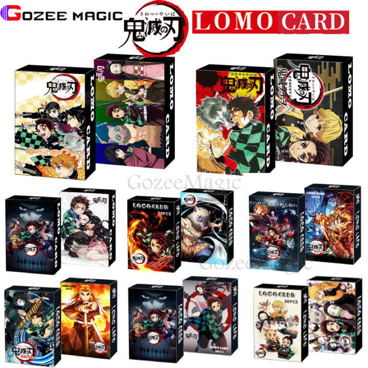 30pcs Demon Slayer Lomo Card Anime Kamado Tanjirou Kamado Nezuko ...