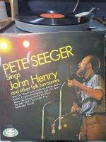 000194  PETE SEEGER Sing John Henry and other folk  favourites   แผ่นเสียง vinyl Lp 33rpm 12"สภาพกำลังฟังได้ดีได้รับการตรวจสอบ