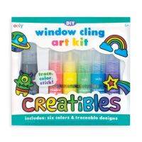 ชุดศิลปะประดิษฐ์ฟิล์มติดกระจก สุดสร้างสรรค์ Creatibles DIY window cling art kit จากแบรนด์ Ooly