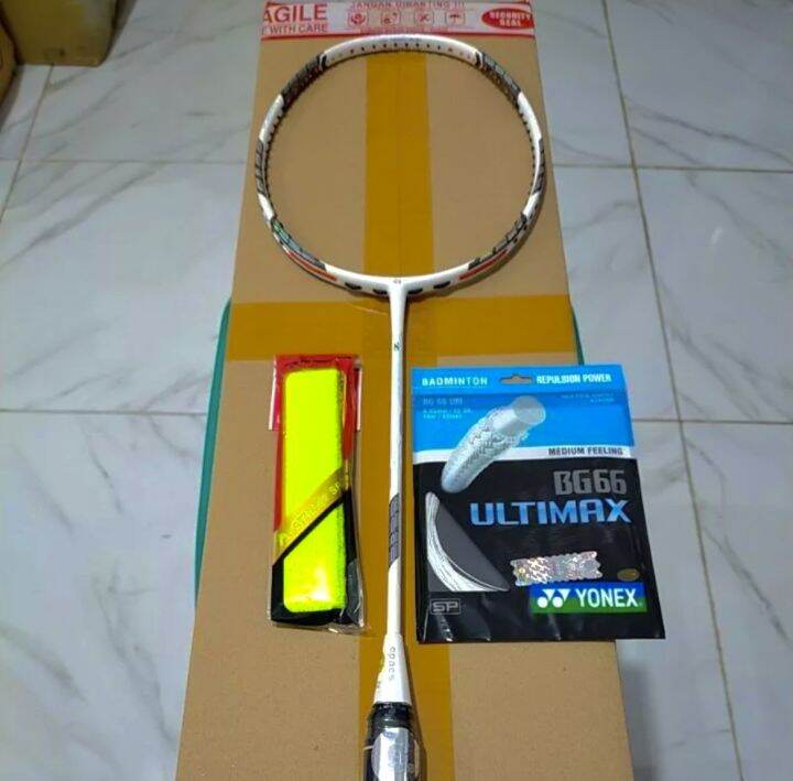 RAKET BADMINTON APACS Z ZIGGLER MAX Tension 38lbs BONUS GRIP APACS 100