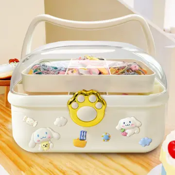 Girl Hair Accessories Storage Box Portable for Hair Pins Hair Bows