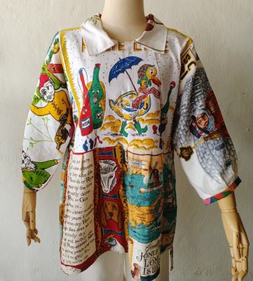 Sandee collection เสื้อวินเทจ รีเมค ผ้าปฏิทินโบราณ