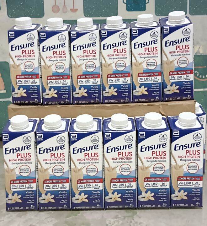 ‼️ New product ENSURE PLUS HIGH PROTEIN milk shake vanilla 237ml(pack