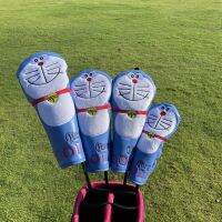 ปลอกคลุมไม้กอล์ฟ โดเรม่อน Doraemon golf clubs cover (rare) PU leather and fur fibers