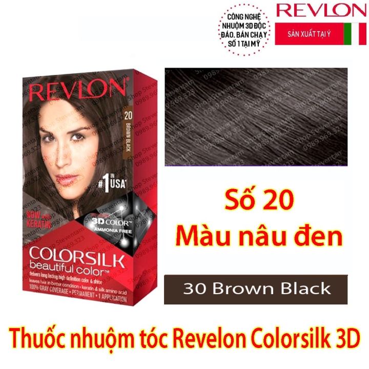 Màu nhuộm tóc Revlon nâu đen đang là sản phẩm được yêu thích nhất hiện nay. Với công thức đặc biệt giúp bảo vệ và nuôi dưỡng tóc, bạn sẽ có mái tóc nâu đen tuyệt đẹp, tràn đầy sức sống và quyến rũ. Hãy xem hình ảnh để khám phá thêm về màu nhuộm tóc Revlon nâu đen nhé!