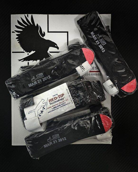 North American Rescue NAR Gen 6 Red Tip CAT Tourniquet Made in USA