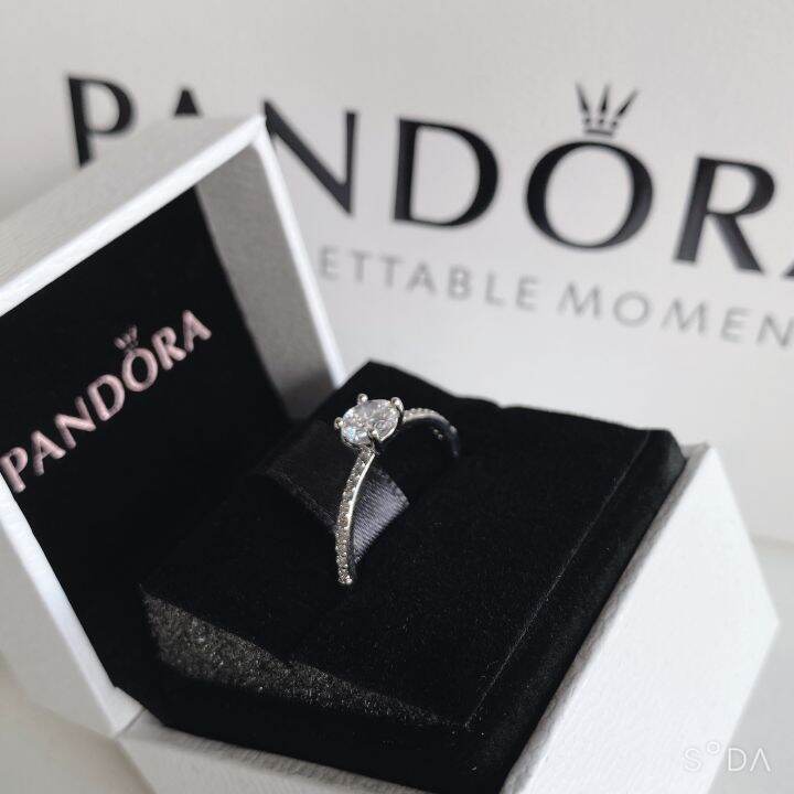 Pandora Promise Ring With Side Stones Lazada PH