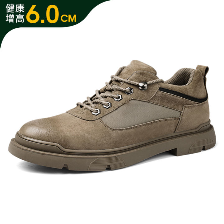 gao-รองเท้าเพิ่มความสูงด้านในแบบมองไม่เห็นรองเท้าผู้ชายสำหรับฤดูใบไม้ร่วง6ซม-รองเท้ากีฬาแฟชั่นสไตล์เกาหลีรองเท้าวิ่งรองเท้าเพิ่มความสูงลำลอง