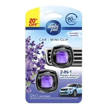 Ambi Pur Clip Car Air Freshener Blossom & Breeze 7ml - Branded
