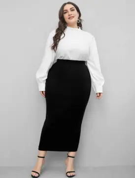 Plus size high hotsell waisted skirt vs brim