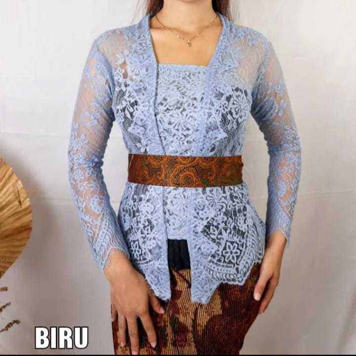 Kebaya Bali Jadi Semi Prancis Premium | Kebaya Bali | Kebaya Brokat ...