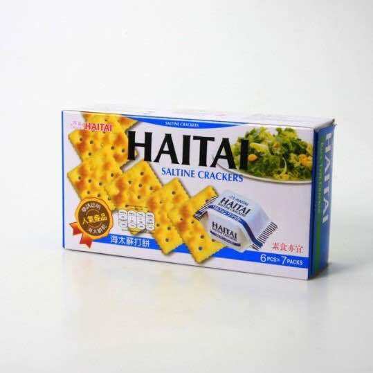 ไฮไทแครกเกอร์รสเค็ม Haitai Saltine Crackers ขนาด 172 กรัม Lazada.co.th