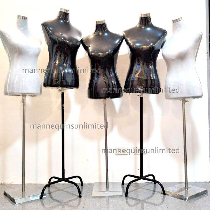 MU Female Half Dress Form Fitting Mannequin with Stand Mannequins