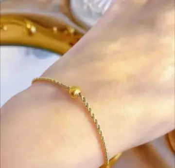 21K Saudi Gold Fox Tail Bracelet PAWNABLE | Shopee Philippines