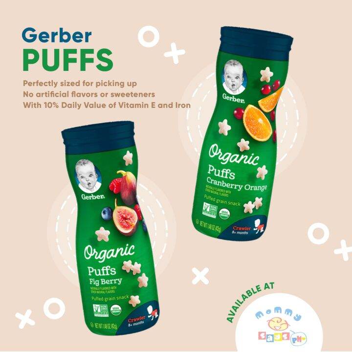 Gerbers Organic Puffs Lazada PH