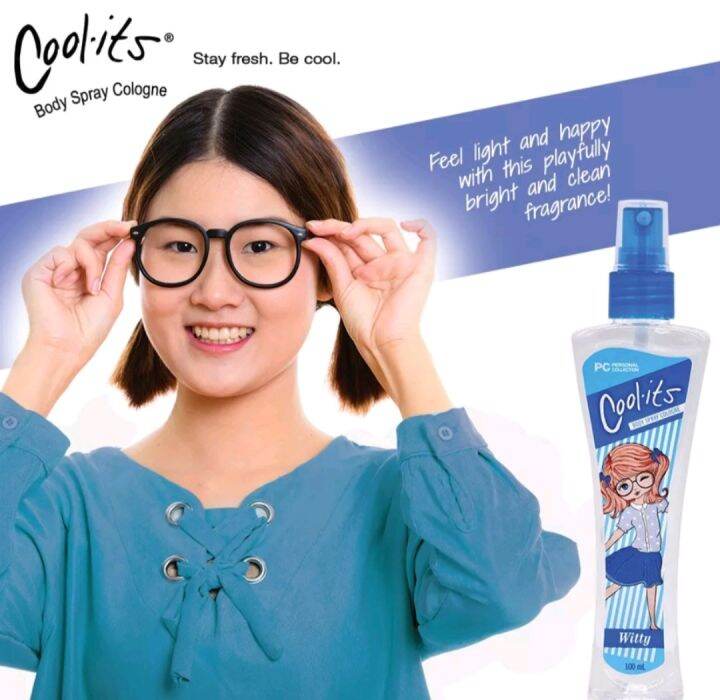 COOL ITS WITTY BODY SPRAY 100ml, TEENS BODY SPRAY COLOGNE ,WOMEN