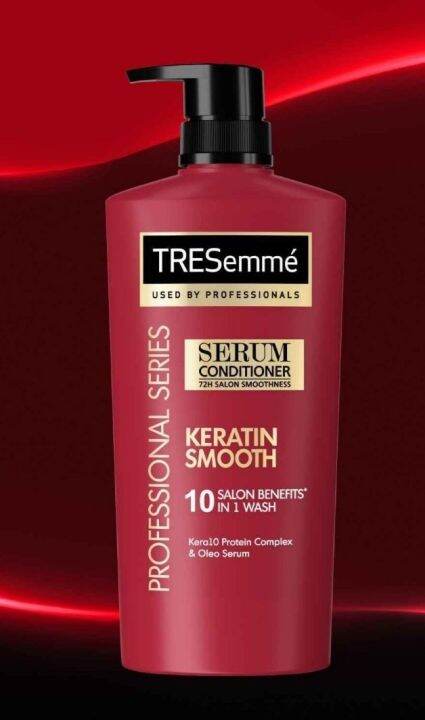 Tresemme Keratin Smooth Kera10 Serum Conditioner 650ml Lazada Ph