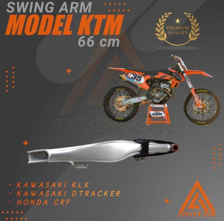 Swing Arm Replika Ktm Panjang Cm Model New Lislas Pnp Klx Crf D Trackers Lazada Indonesia