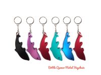 ที่เปิดขวด พวงกุญแจ ปลาโลมา No.2 (แบบที่ 2) Dolphin ของขวัญ ของฝาก ของสะสม ของที่ระลึก หลากสีหลายแบบ 10 บาท (multi colour bottle opener figure keychain)