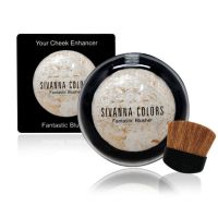 Sivanna Colors Fantastic Blusher ไฮไลท์บลัชออนคุ๊กกี้ สีขาวประกายทอง