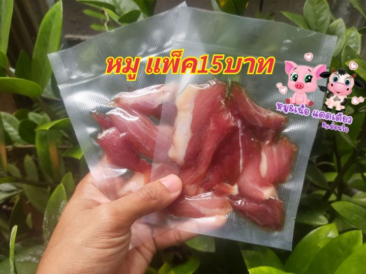 หมูแดดเดียว-เนื้อแดดเดียว