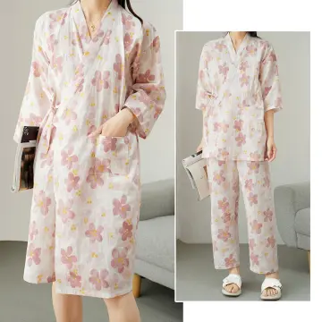Japanese Pyjamas Pink Silk Women