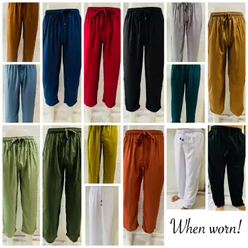 Cyprus Winter Leggings Warmer for Men Long Jones Pants Solid Color
