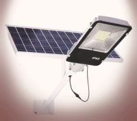 SOLAR LED STREET LIGHT โคมไฟถนนโซล่าร์เซลล์ 100 วัตต์ พร้อมขายึดแผงโซล่าร์และขายึดเสาไฟ และรีโมทคอนโทรล รุ่น SOLAR-AB-100 โคมไฟโซล่าเซลล์ (1896)