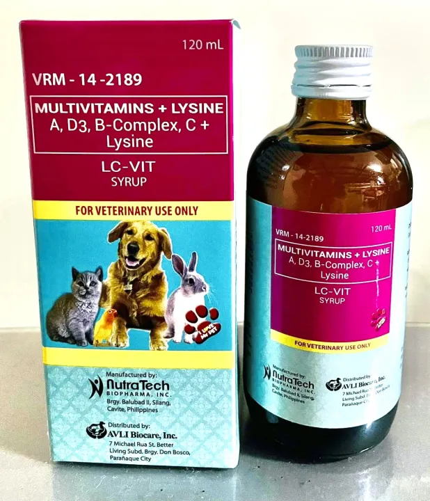 LC VIT 120ml Multivitamins for Pets Dogs and Cat | Lazada PH