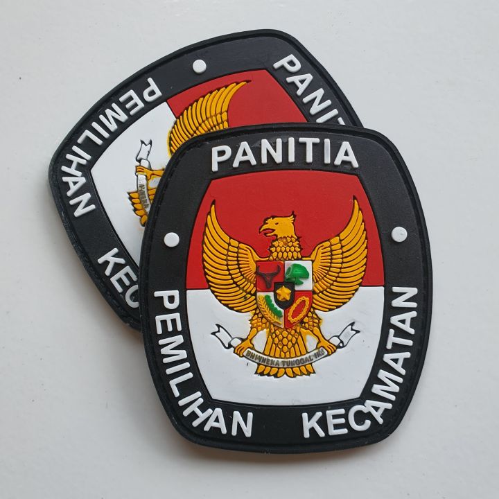 patch rubber logo ppk - panitia pemilihan kecamatan - pemilu - tempelan ...