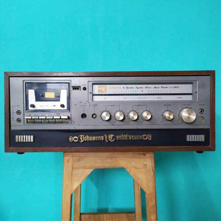 Tape Deck Jadul Antik Johnsons JCV8802 Lazada Indonesia
