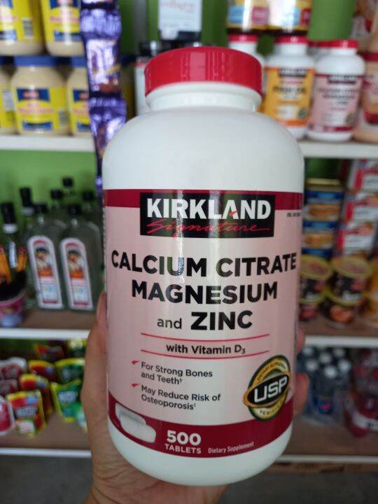 Kirkland Signature CALCIUM CITRATE MAGNESIUM & ZINC IMPORTED FROM USA