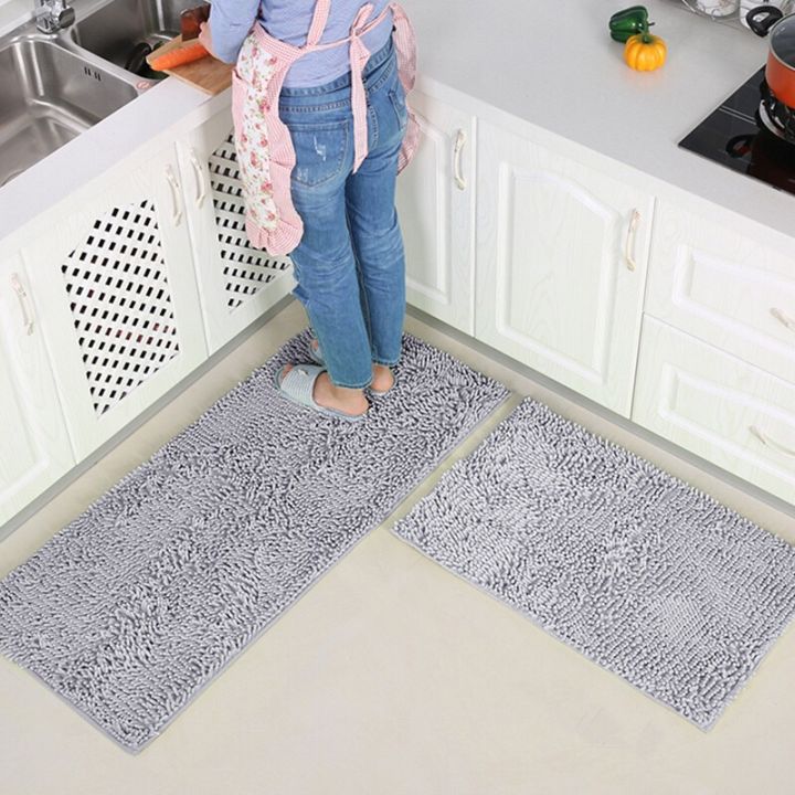 top-way-kitchen-floor-mat-set-40-60-40-120cm-พรมปูพื้น-พรมห้องครัว-พรมเชต2ชิ้น-มี2ผืน-วางหน้าห้องครัว-หลื-หน้าห้องน้ำ-ก็ได้-มียางกันลื่น-สินค้าใหม่-ขายดี-ราคาถูก-พร้อมส่ง