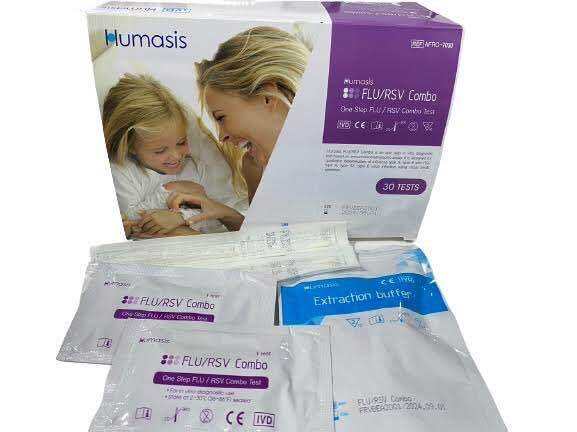 พร้อมส่ง-ชุดตรวจ-rsv-ไข้หวัดใหญ่-a-และ-b-ยกกล่อง-30-test-strips-humasis-flu-rsv-combo-set