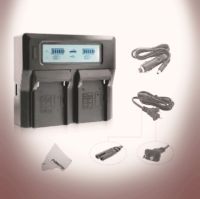 LCD DIGITAL DAUL CHARGER NB2L (0805)