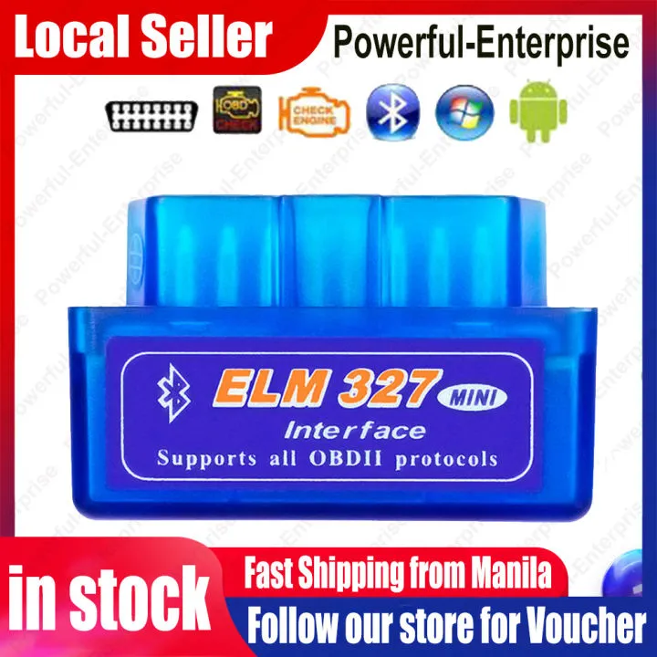 Mallaku Mini Car Scan Tool Bluetooth ELM327 OBD2 OBDII Tester Car Auto