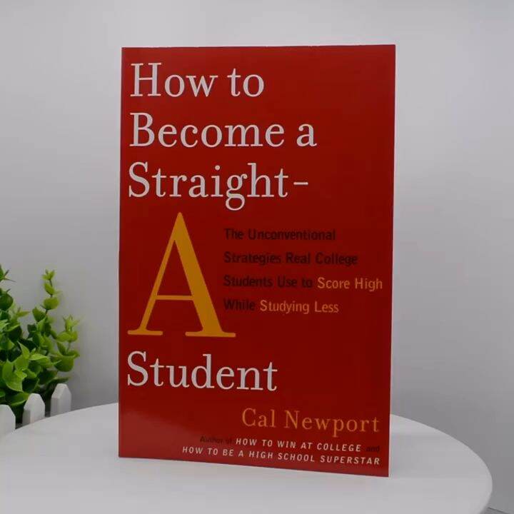 【หนังสือภาษาอังกฤษ】How to a StraightA Student by Cal Newport Lazada.co.th