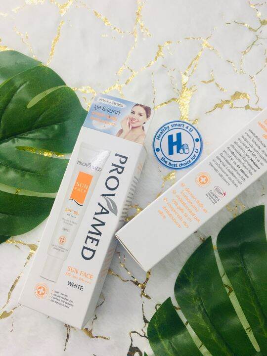 lotใหม่-พร้อมส่ง-provamed-sun-face-spf-50-pa-30-ml-สีเบส-ปกป้องผิวจากแสงแดดอย่างมั่นใจ-และปลอดภัยจากสารเคมี