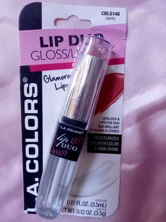 L.A. COLORS LIP DUO GLOSS / LIPSTICK ( ORIGINAL 100 ) Lazada PH