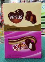 ขนมช๊อกโกแลต ( Venus ช๊อกโกแลตสอดไส้คาราเมล)  และ ( Fun Chocolate ) บรรจุ 48ชิ้น/กล่อง