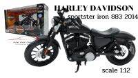 ?โมเดลรถฮาเล่ย์# HARLEY DAVIDSON #SPORTSTER IRON 883 2014 ของแท้ (scale 1:12) ฿ 650.สินค้ามีในกทม.พร้อมส่ง